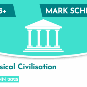 Classical Civilisation CE 13+ Mark Scheme (Autumn 2025)