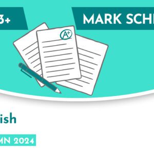 English CE 13+ Foundation Mark Scheme (Autumn 2024)