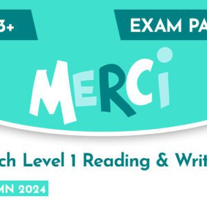 French CE 13+ Level 1 Reading and Writing Exam Paper (Autumn 2024)