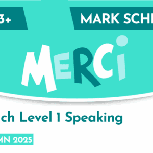 French CE 13+ Level 1 Speaking Mark Scheme (Autumn 2025)