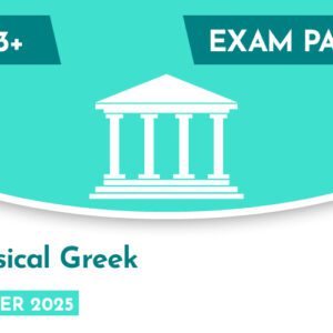 Classical Greek CE 13+ Level 1 and 2 Exam Paper (Summer 2025)