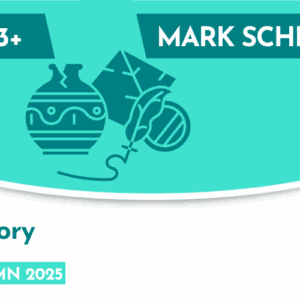 History CE 13+ Mark Scheme (Autumn 2025)