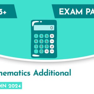 Mathematics CE 13+ Additional Exam Paper (Autumn 2024)
