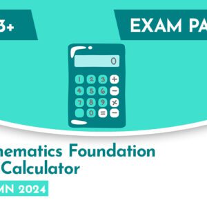Mathematics CE 13+ Exam Paper Foundation Non-Calculator (Autumn 2024)