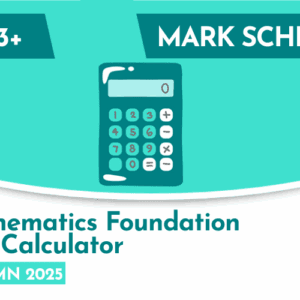 Mathematics CE 13+ Foundation Non-Calculator Mark Scheme (Autumn 2025)
