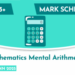 Mathematics CE 13+ Mental Arithmetic Mark Scheme (Autumn 2025)