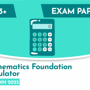 Mathematics CE 13+ Foundation Calculator Exam Paper (Autumn 2025)