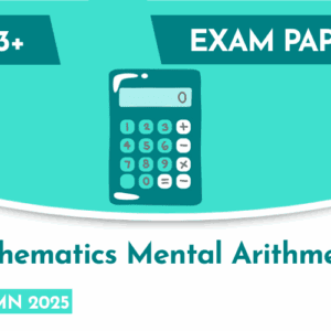 Mathematics CE 13+ Mental Arithmetic Test Paper (Autumn 2025)