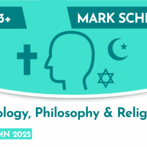 Theology, Philosophy and Religion CE 13+ Mark Scheme (Autumn 2025)