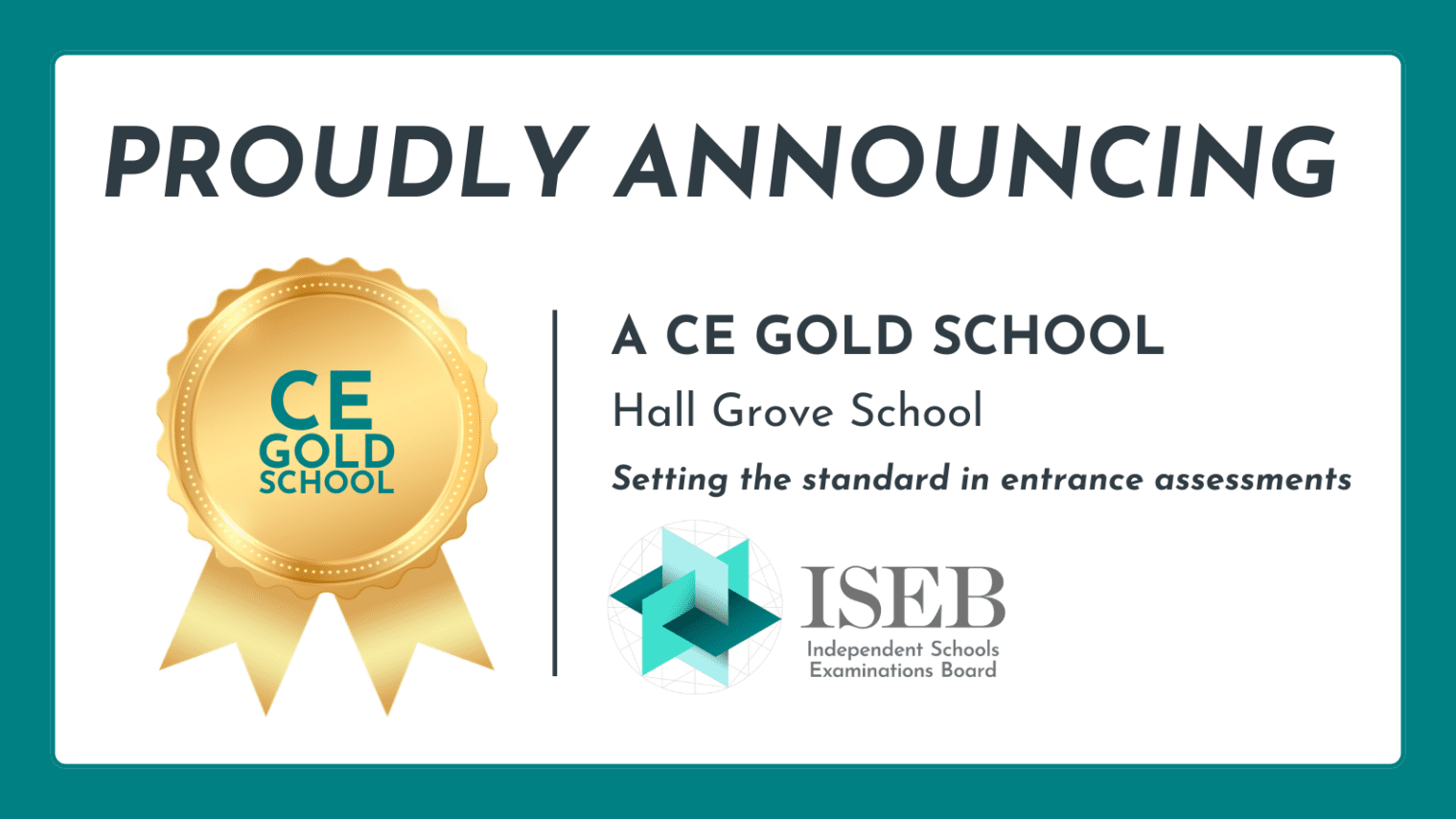 Common Entrance (CE) Gold Schools 202425 ISEB