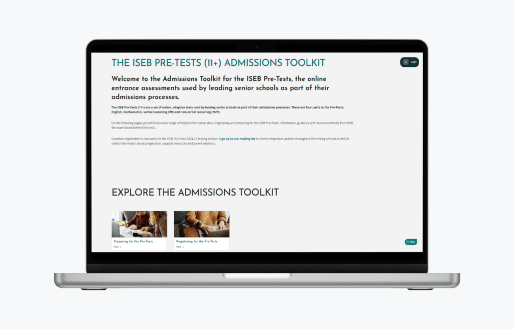 Iseb Tests.pdf ISEB | Pre-Tests (11+) Information for parents and families